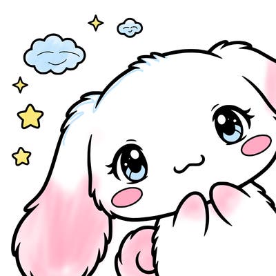 anime cinnamoroll cute fluffy
