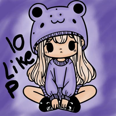 a girl wearing a frog hat and some frog socks