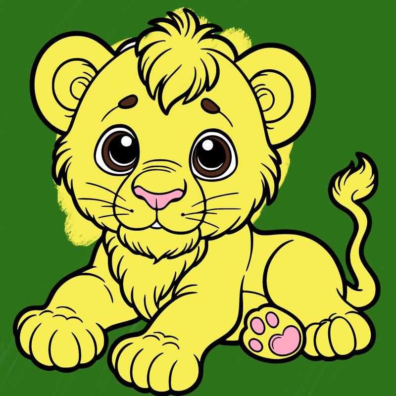 lion cub