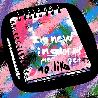 a blank sketch pad