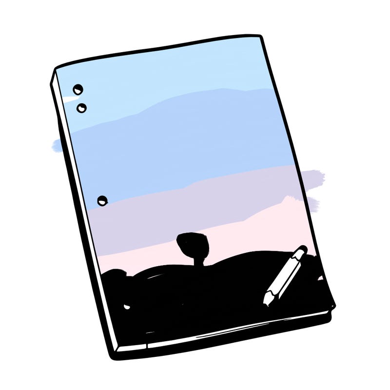 blank sheet of paper