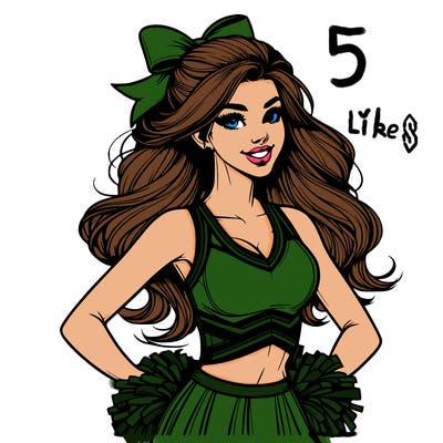 realistic cheerleader