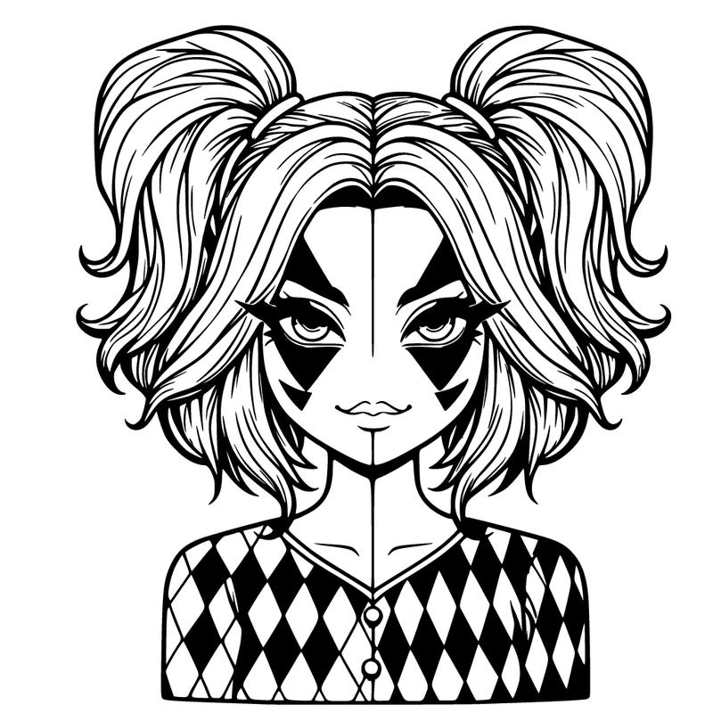 harley quinn  realistic.