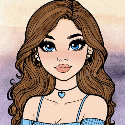 realistic pretty girl