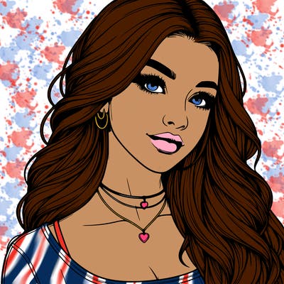 detailed realistic girl