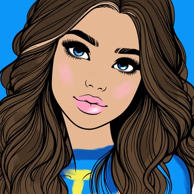 beautiful realistic girl