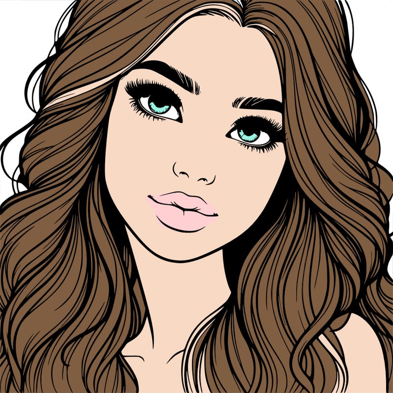 beautiful realistic girl