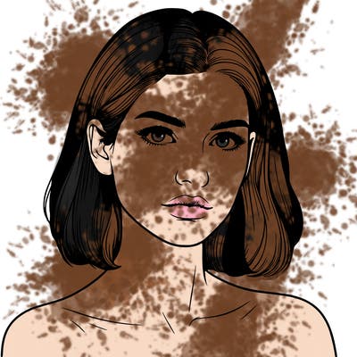 realistic portrait of woman