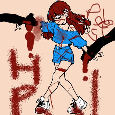 realistic girl danceing