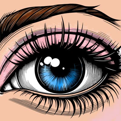 realistic eye