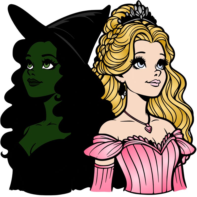 'elphaba and glinda (realistic)