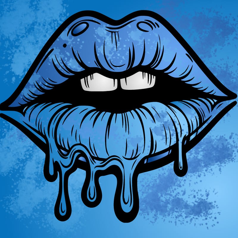 lips that look realistic and drip