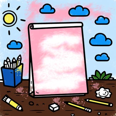 a blank piece of paper