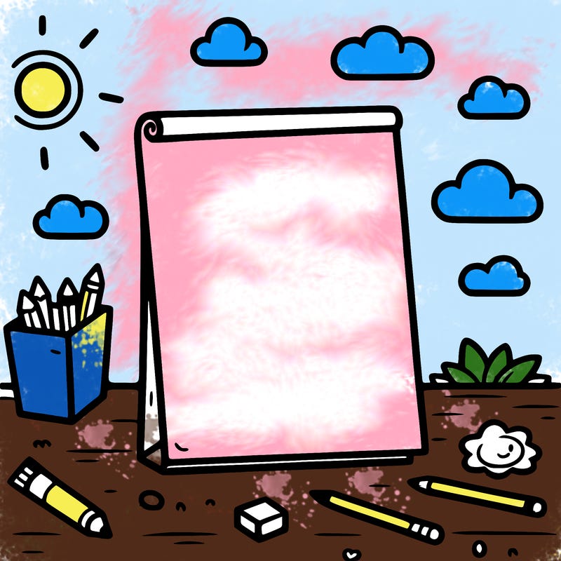 a blank piece of paper