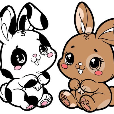 cute rabbits