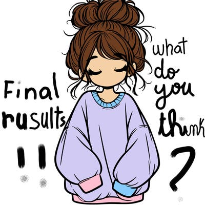 girl with baggy sweatshirt and messy bun