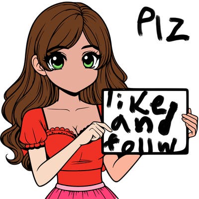 realistic pretty girl holding blank sign