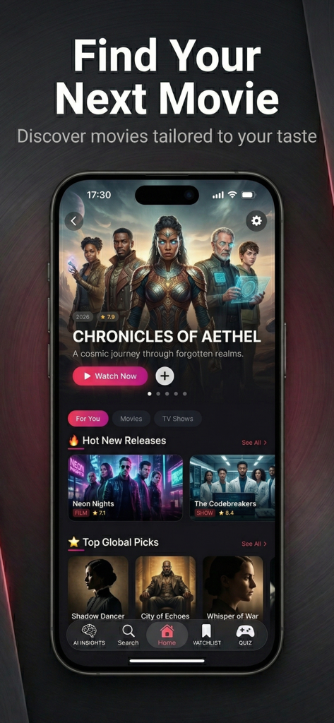 Super cine : Movies & TV Shows - Tela inicial do aplicativo Super cine mostrando recomendações de filmes e categorias