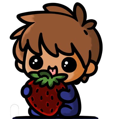 eat strawberry