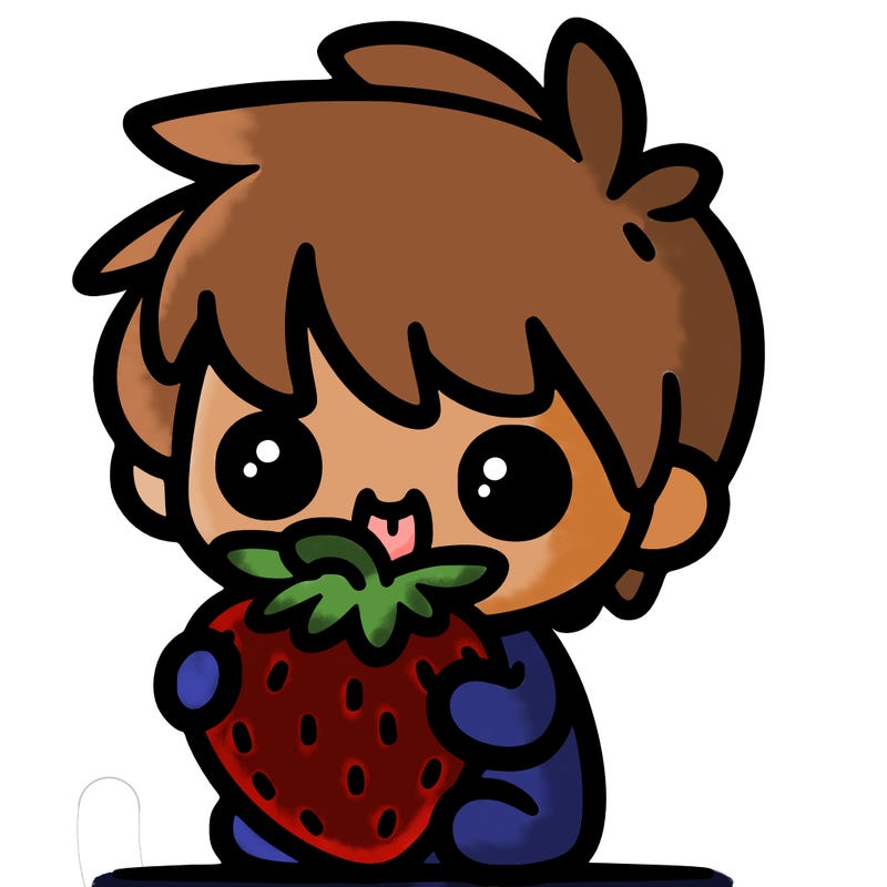 eat strawberry