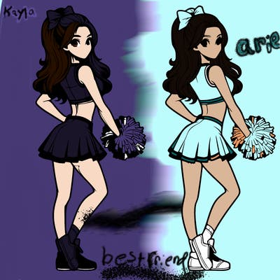 realistic cheerleader