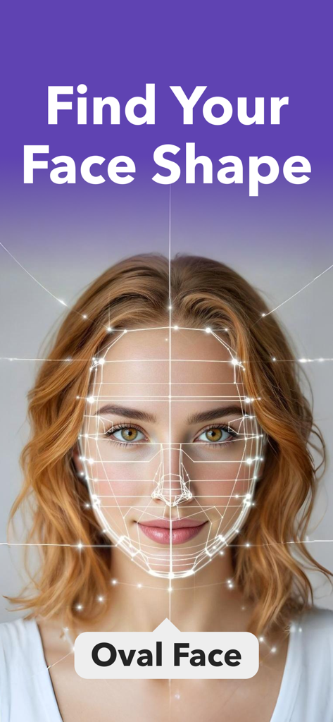KI-Gesichtsanalye, die das Gesicht einer Frau abbildet, um sie als herzförmig zu identifizieren