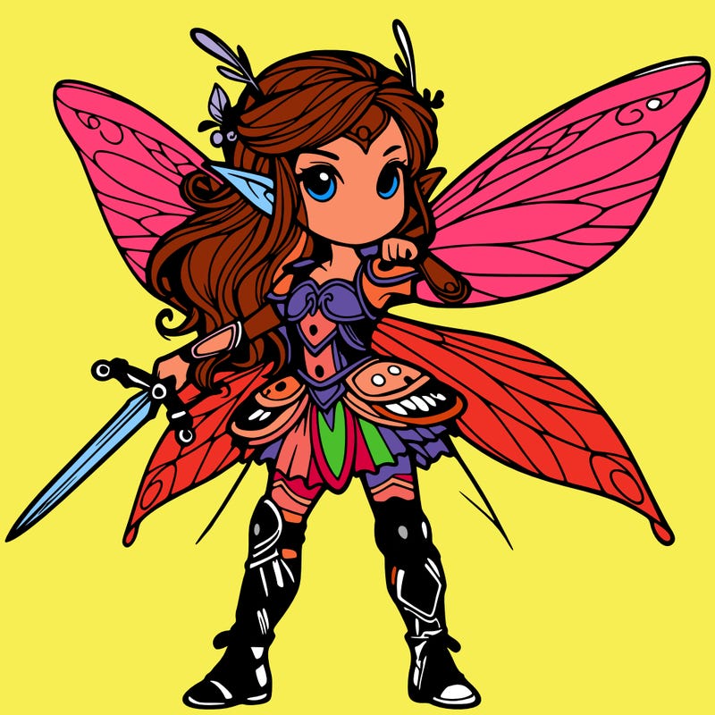 fantasy fairy warrior