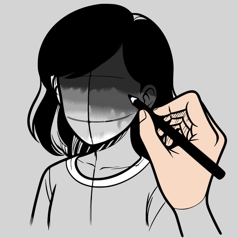 drawing a realistic person