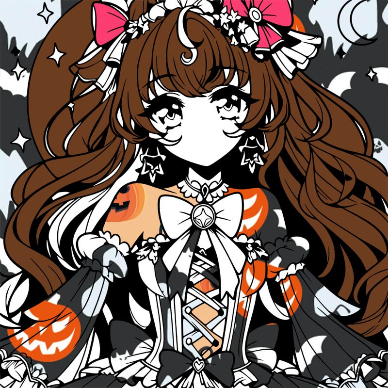 gorgeous anime magical girl