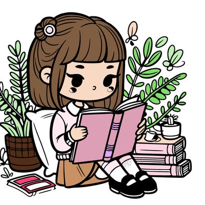 girl reading