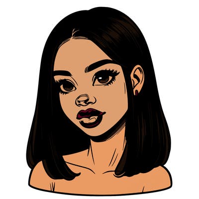 realistic black girl