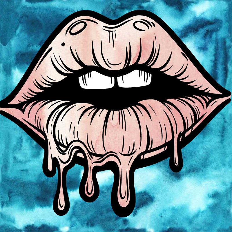 lips that look realistic and drip