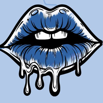 lips that look realistic and drip