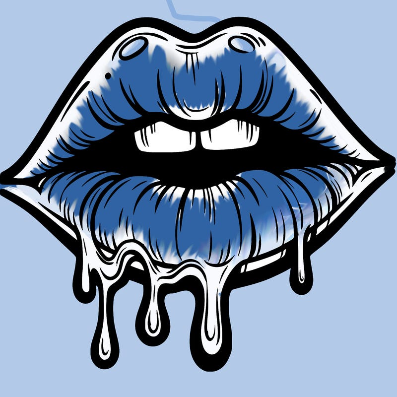 lips that look realistic and drip