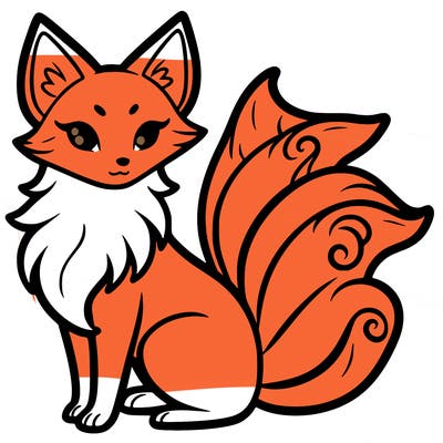 fox white nine tailes