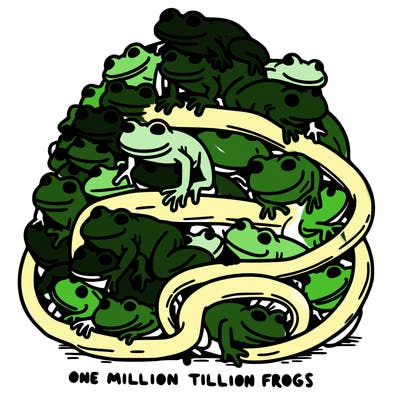 one million trillion frogs