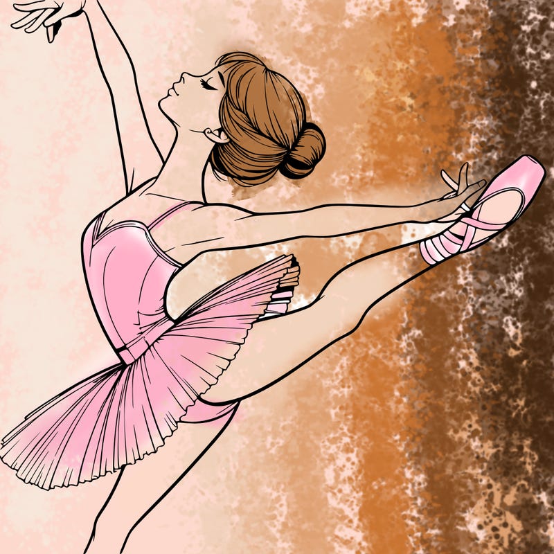 realistic ballerina