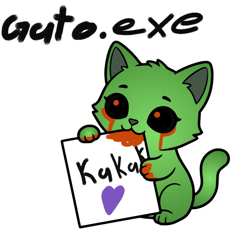 a small cat with a blank sheet of paper in its hand. the cat is sooooooo cute!