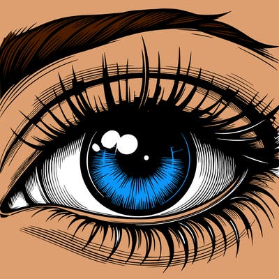 realistic eye