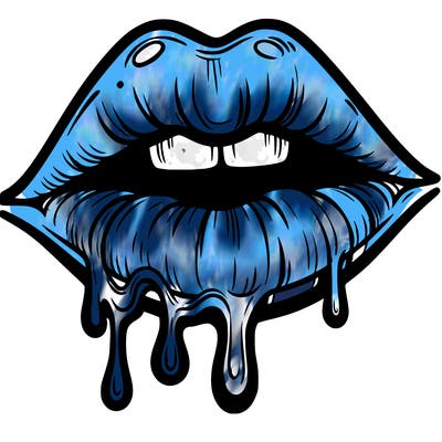 lips that look realistic and drip