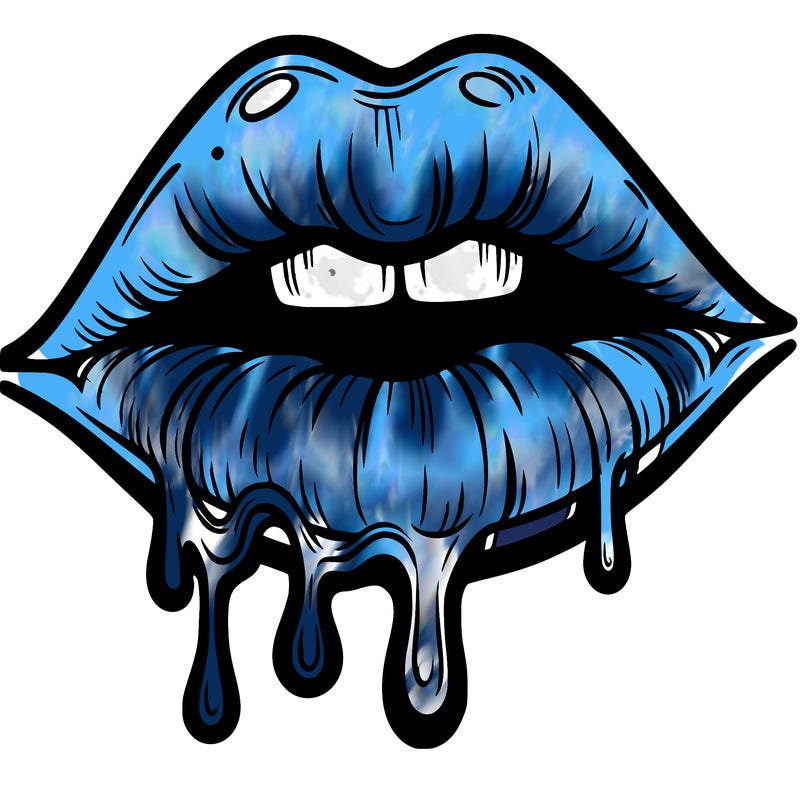 lips that look realistic and drip