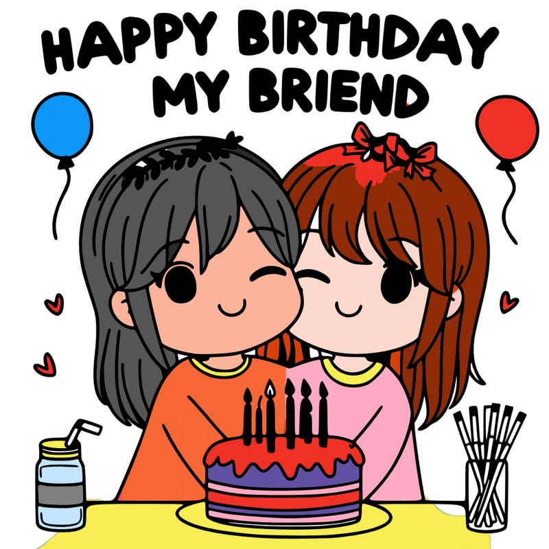 happy birthday to my best friend
