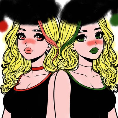 realistic twin sisters