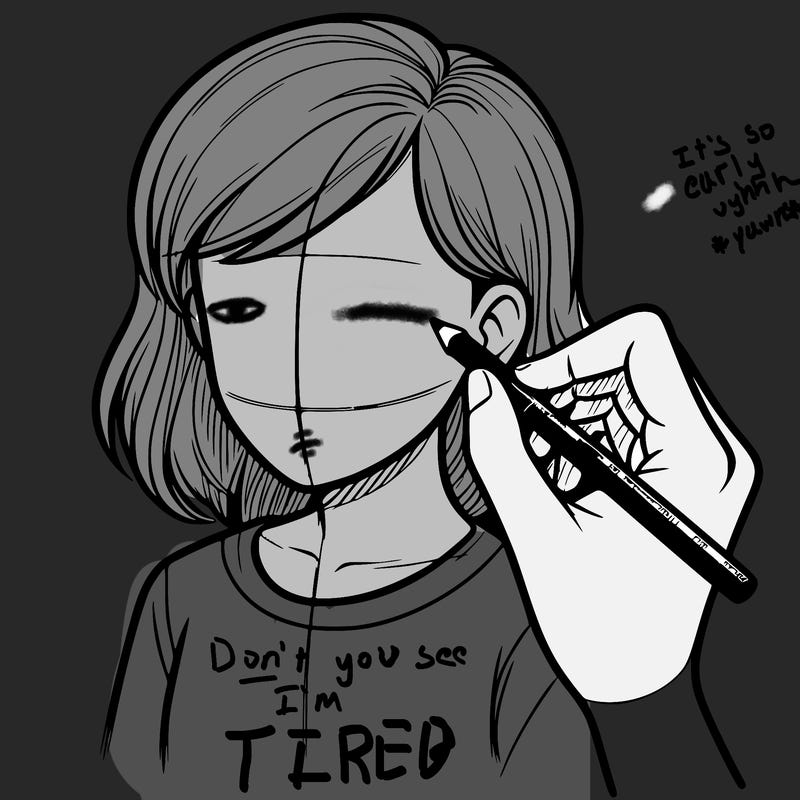 drawing a realistic person