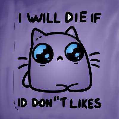 a cat that will die if we don’t get 10 likes