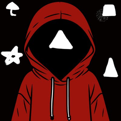 faceless girl in hoodie