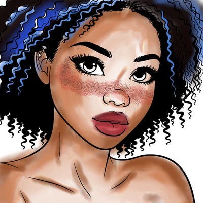 realistic black girl