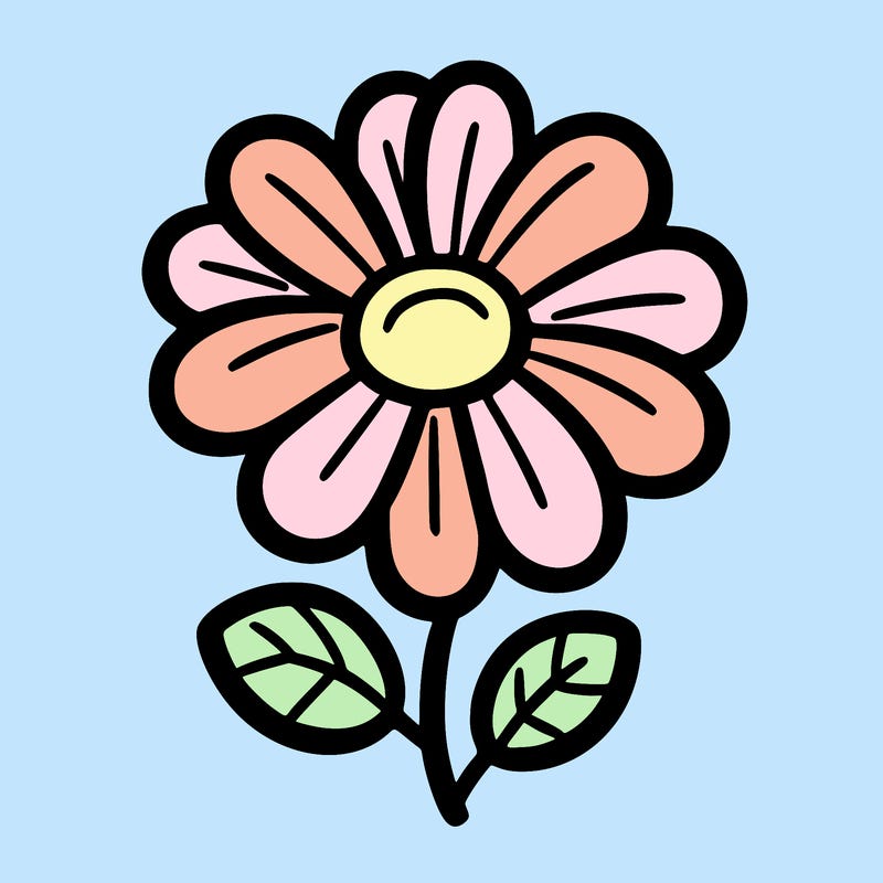 cartoon flower