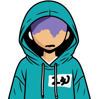 faceless girl in hoodie