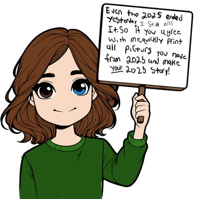 realistic girl holding up a sign